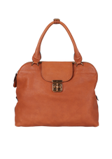 TURN LOCK TOTE BAG