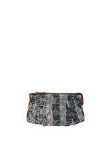 DENIM RAYE TROUSSE POUCH