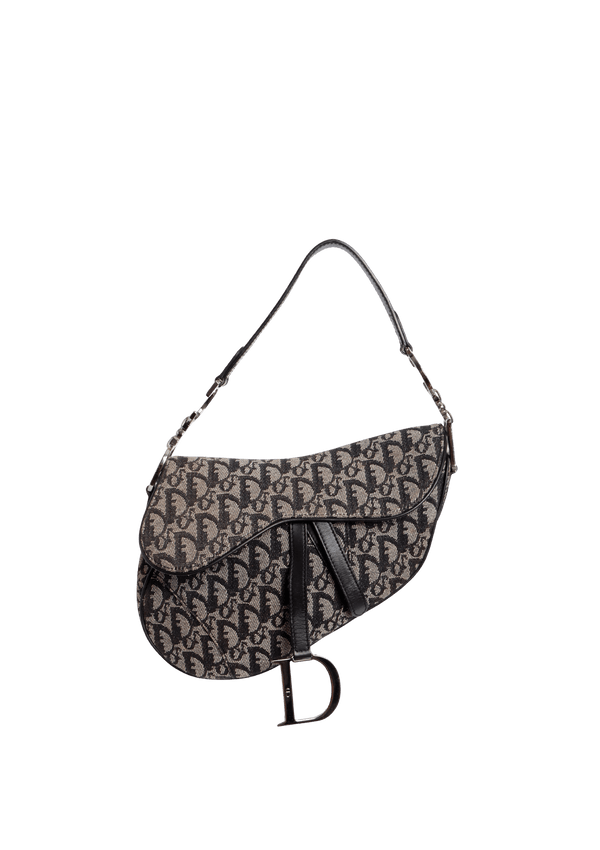 VINTAGE OBLIQUE SADDLE BAG