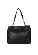 EAST WEST CHOCOLATE BAR TOTE