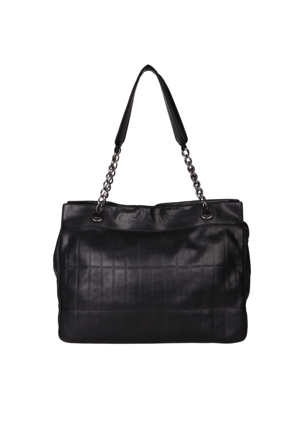EAST WEST CHOCOLATE BAR TOTE