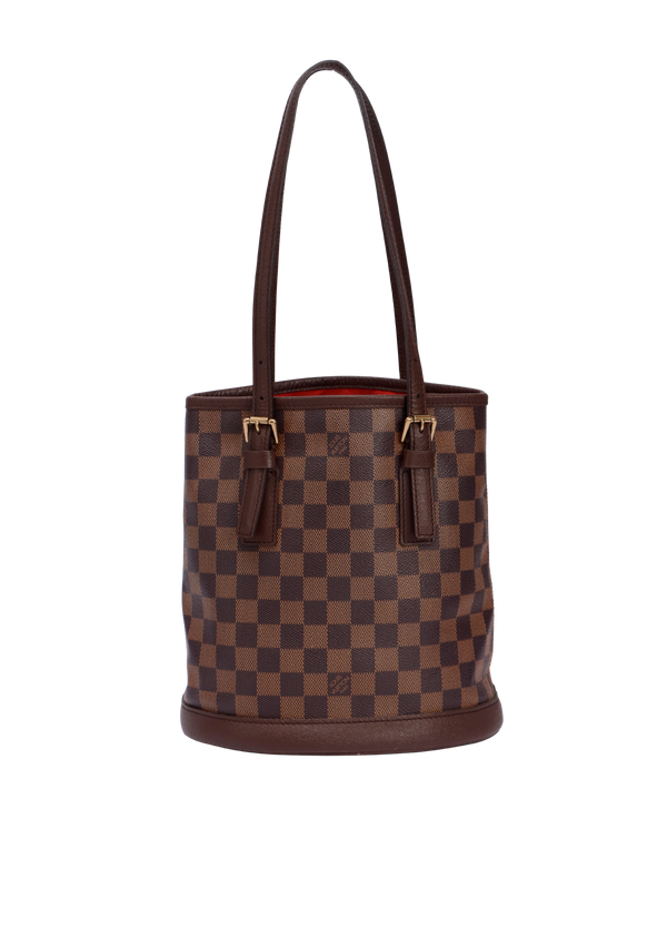DAMIER ÉBÈNE MARAIS BUCKET W/ POUCH