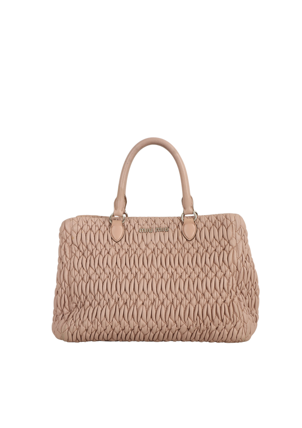 MATELASSÉ SHOULDER BAG