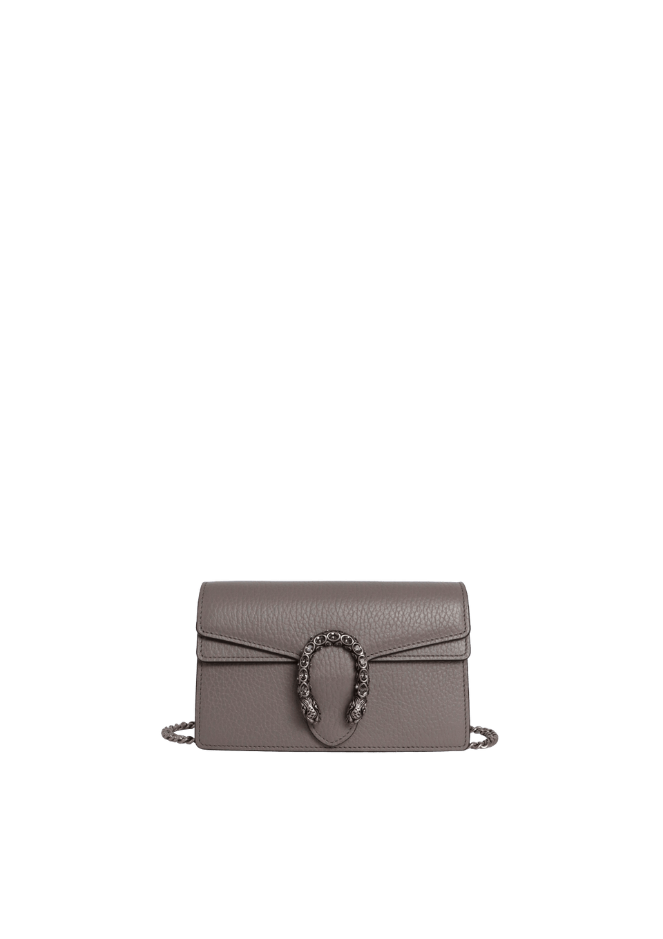 BOLSA GUCCI LEATHER DIONYSUS SUPER MINI CINZA ORIGINAL – Gringa