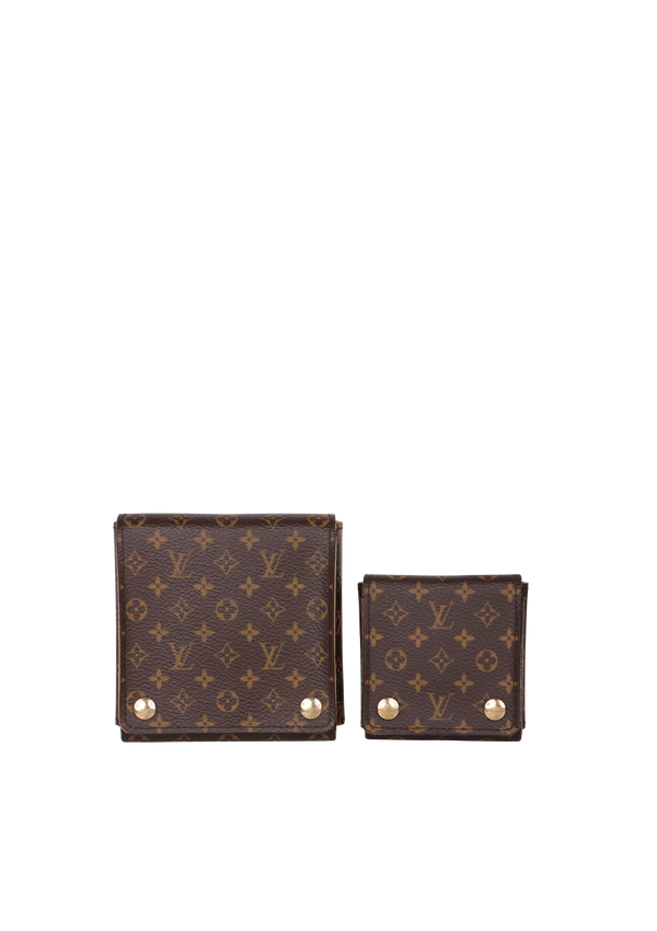 MONOGRAM FOLDING JEWELRY CASE