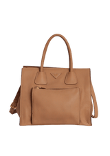 VITELLO DAINO FRONT POCKET WING TOTE