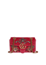 GG MARMONT EMBROIDERED VELVET SMALL