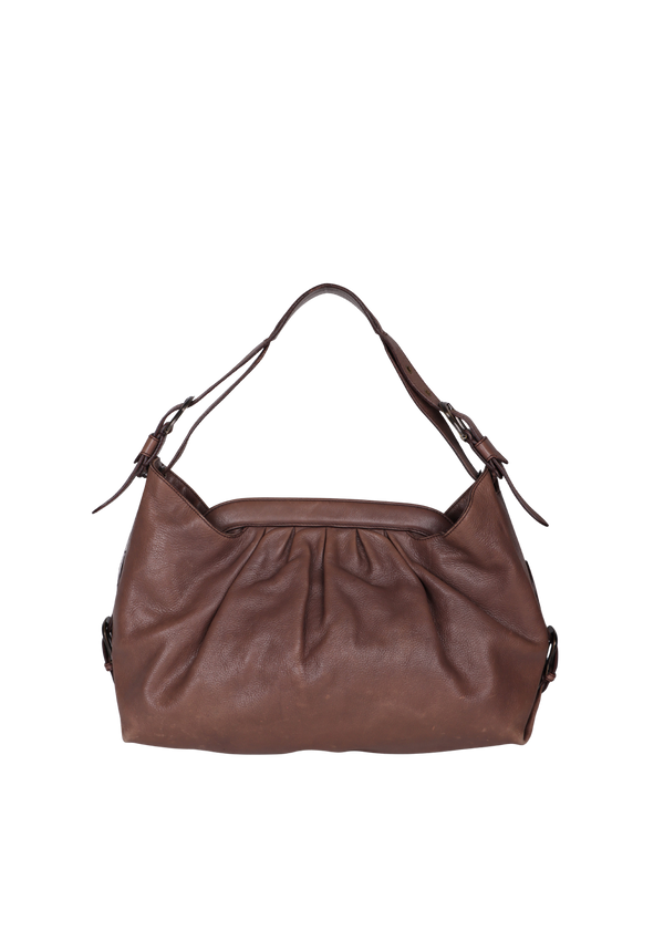 LEATHER HOBO BAG