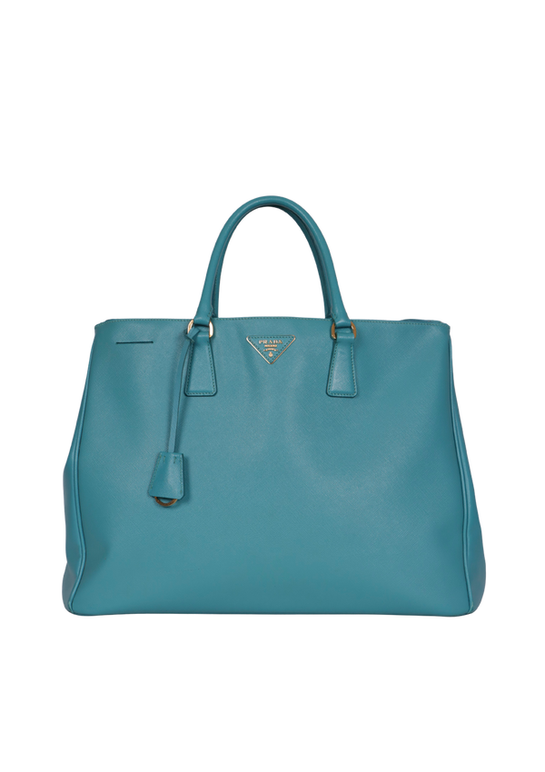 LARGE SAFFIANO LUX DOUBLE ZIP GALLERIA