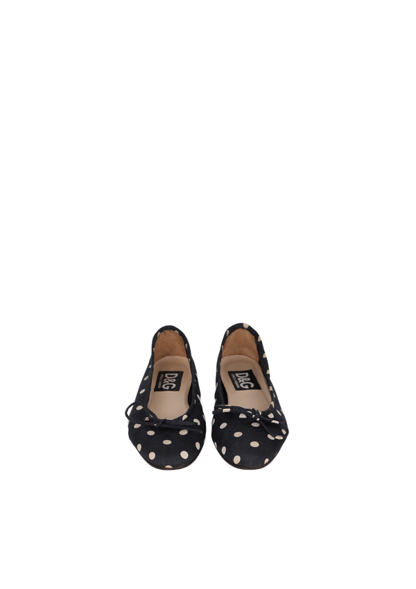 POLKA DOT BALLET FLATS 38.5