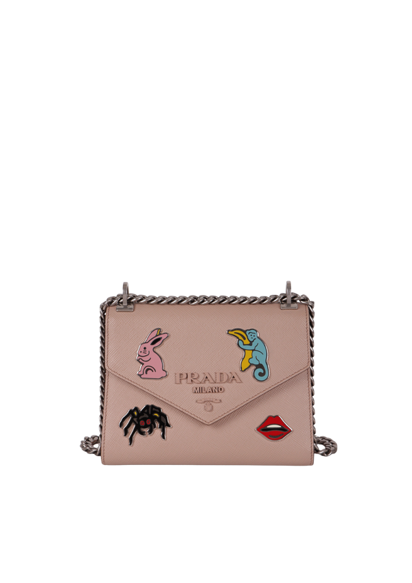 SAFFIANO LUX MONOCHROME ENVELOPE BAG