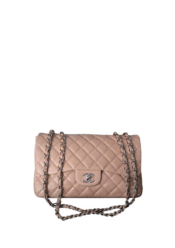 JUMBO CLASSIC SINGLE FLAP LAMBSKIN