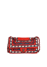 SILK CHAIN PRINTED MEDIUM SINGLE FLAP