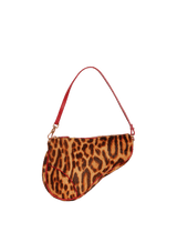 VINTAGE PONY HAIR SADDLE POCHETTE