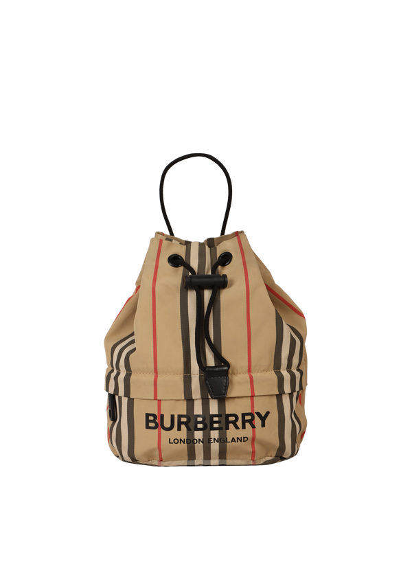HOUSE CHECK BUCKET BAG