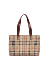 HAYMARKET CHECK TOTE
