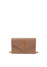 CASSANDRE ENVELOPE MATELASSÉ CHAIN WALLET
