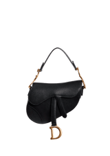 LEATHER SADDLE BAG + STRAP