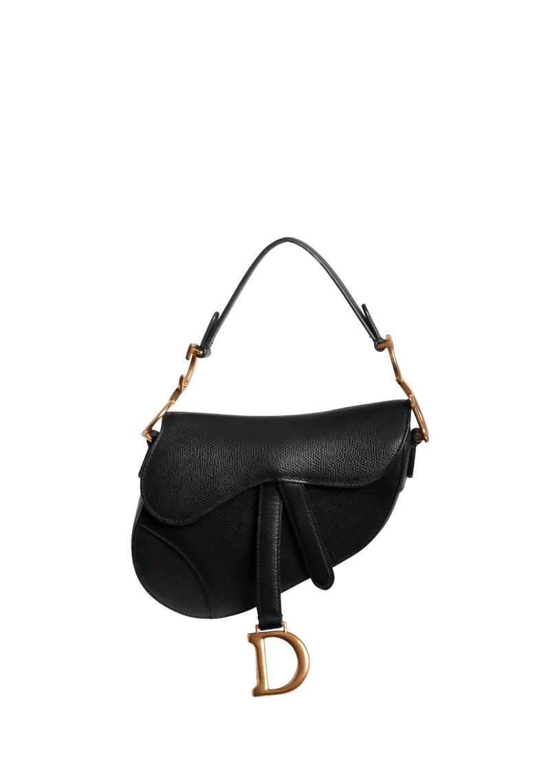 LEATHER SADDLE BAG + STRAP