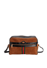 SUEDE OPHIDIA CROSSBODY BAG
