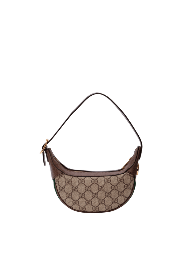 MINI GG SUPREME WEB HALF-MOON HOBO