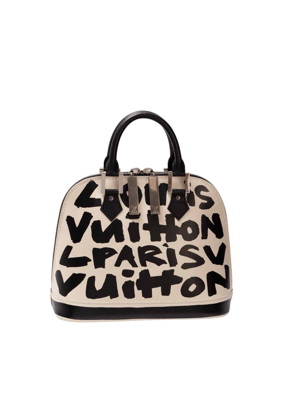 BOLSA LOUIS VUITTON X STEPHEN SPROUSE GRAFFITI ALMA PM BRANCO