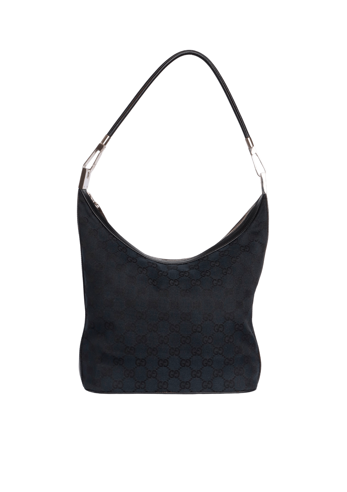 BOLSA GUCCI GG CANVAS HOBO PRETO ORIGINAL – Gringa