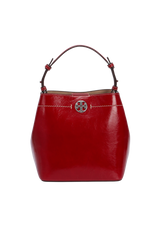 LEATHER BUCKET BAG