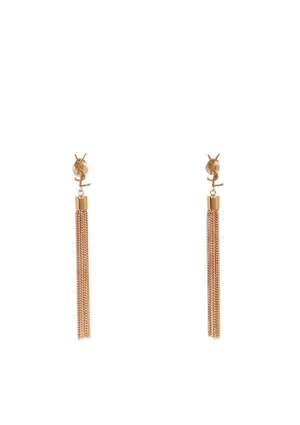 MONOGRAM TASSEL EARRINGS