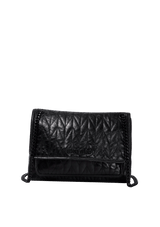 LEATHER FLAP BAG