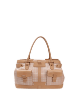 VINTAGE HAYMARKET CHECK TOTE