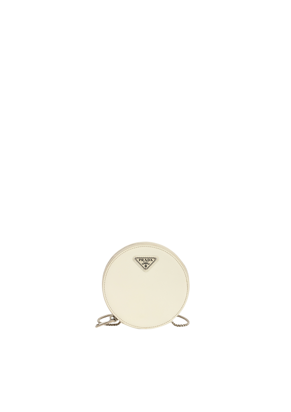 ROUND POUCH BAG W/ CHAIN