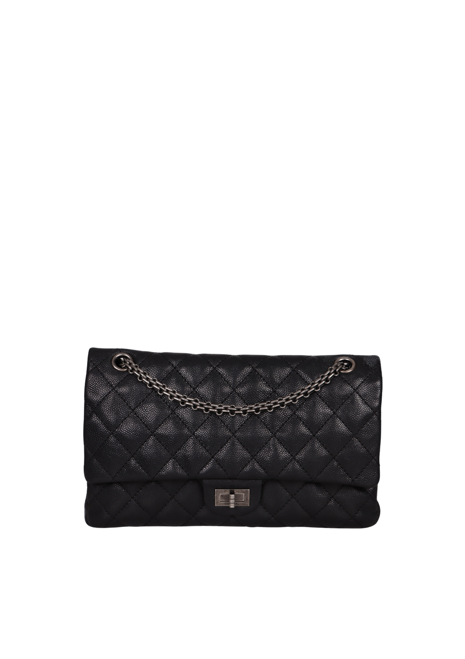その他 CHANEL BOLSA CHANEL 2.55 REISSUE 226 CLASSIC DOUBLE FLAP PRETO ORIGINAL