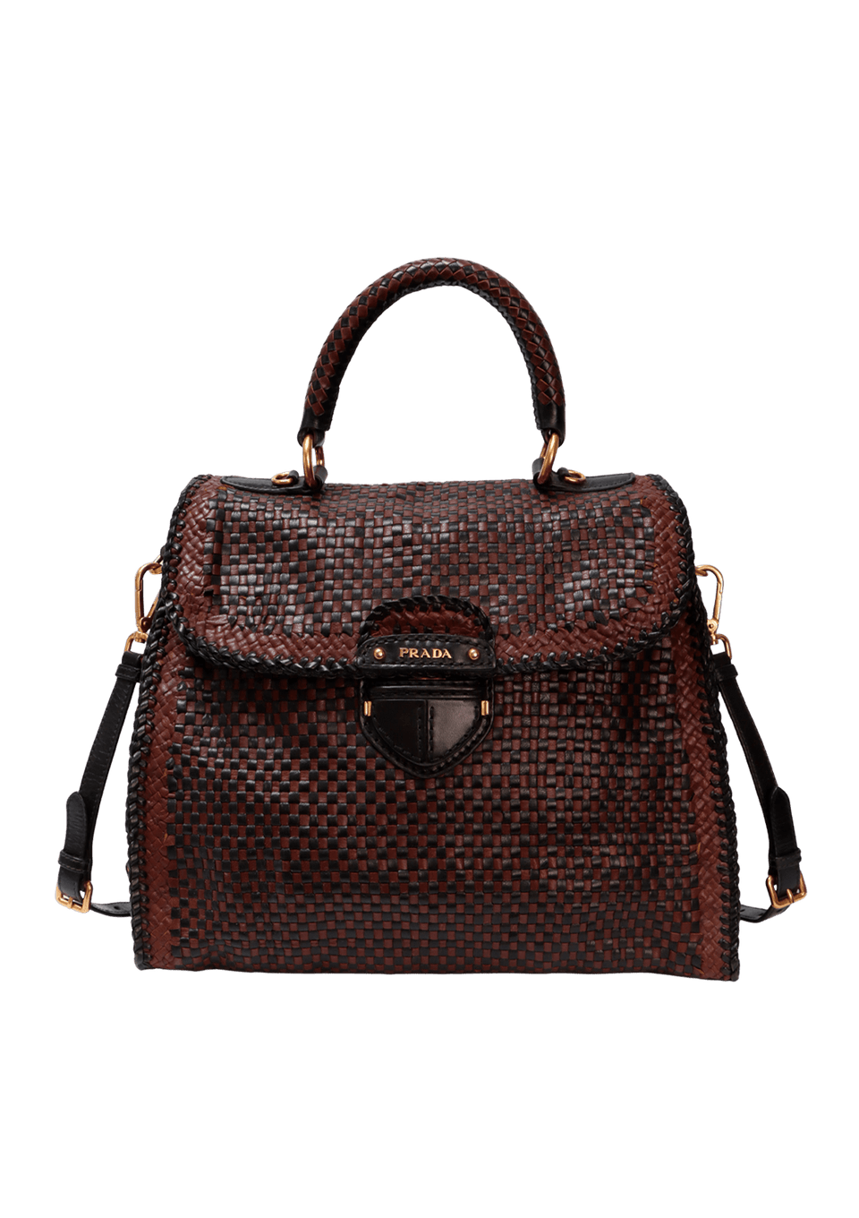 BOLSA PRADA WOVEN MADRAS TOP HANDLE BAG MARROM ORIGINAL – Gringa BOLSA PRADA WOVEN MADRAS TOP HANDLE BAG MARROM ORIGINAL – Gringa