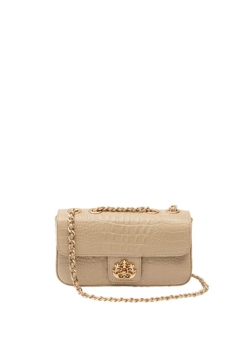 BOLSA ANNE JUMBO EM COURO NATURAL