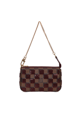LIMITED EDITION DAMIER ÉBÈNE PAILLETTES MINI POCHETTE ACCESSOIRES