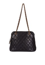 QUILTED DOME SHOULDER BAG
