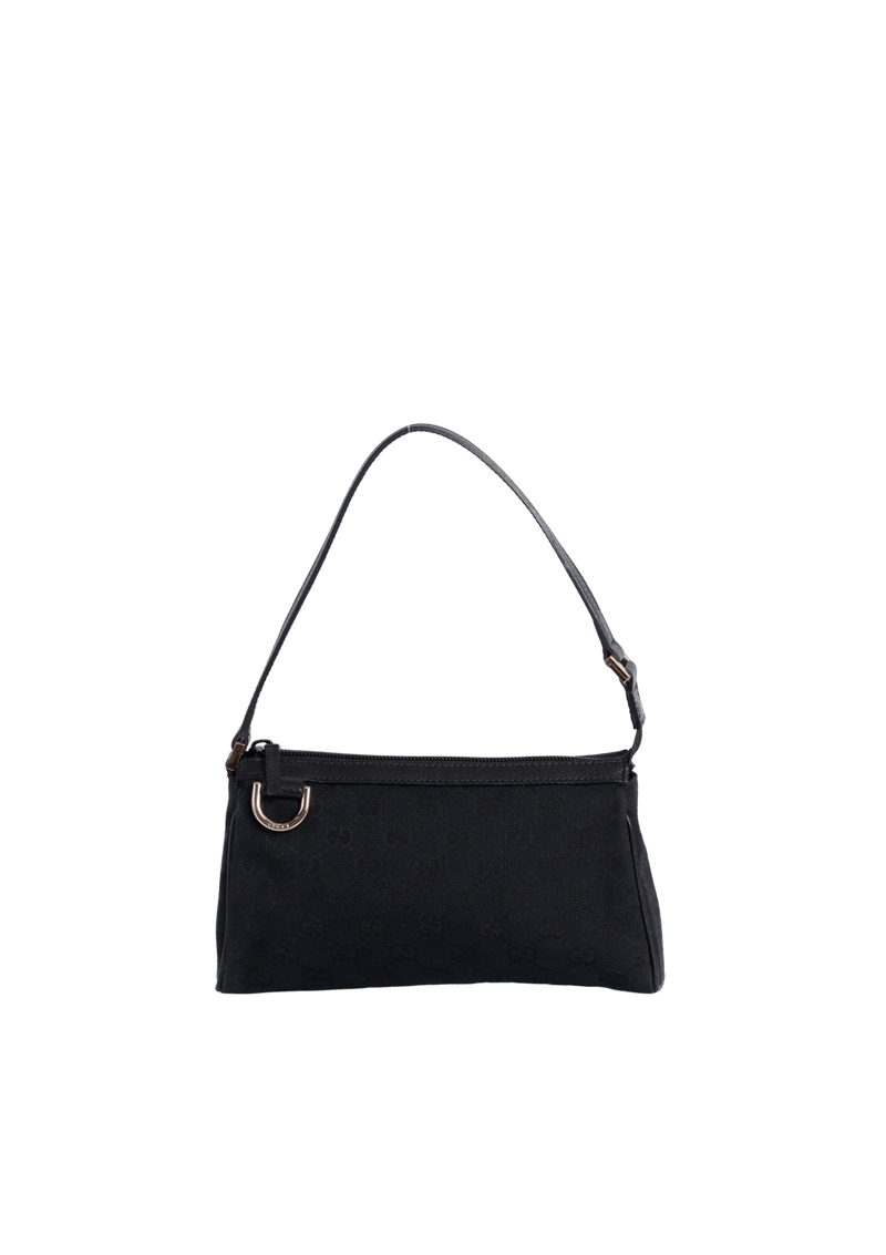 GG CANVAS D-RING POCHETTE