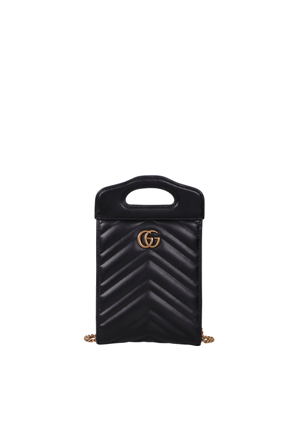 GG MARMONT MINI TOP SLIP HANDLE BAG