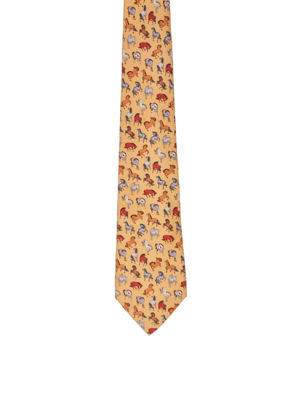 PRINTED SILK TIE