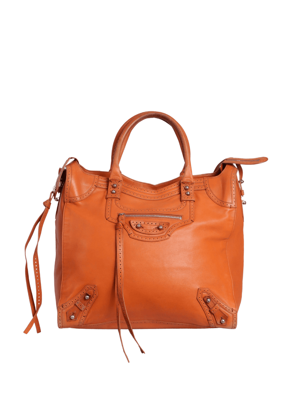 BOLSA BALENCIAGA RIVA CITY BAG LARANJA ORIGINAL – Gringa