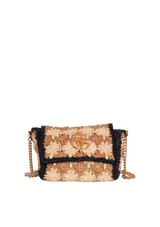 GG MARMONT RAFFIA SMALL BAG