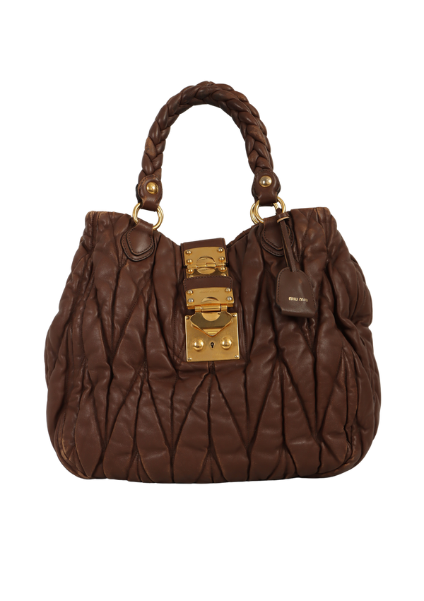 MATELASSÉ LEATHER