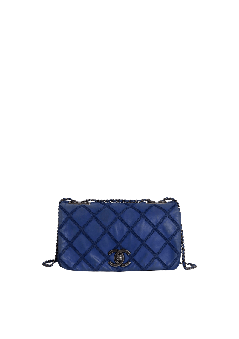 DIAMOND STITCH FLAP BAG