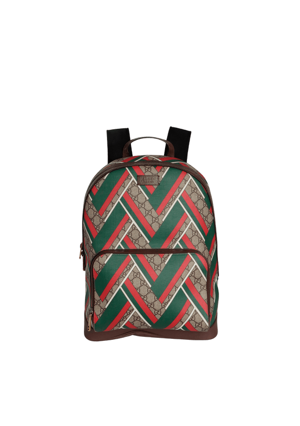 CHEVRON PRINT GG BACKPACK