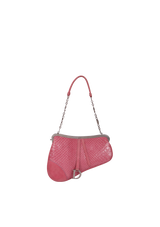 SNAKESKIN MINI SADDLE BAG