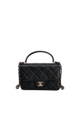 MINI TRENDY CC FLAP BAG LAMBSKIN