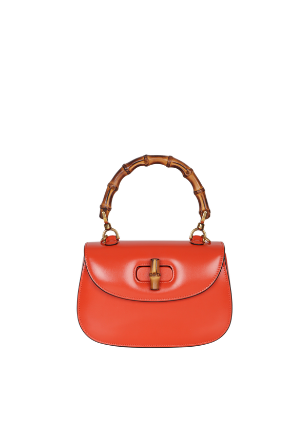 SMALL BAMBOO TOP HANDLE BAG