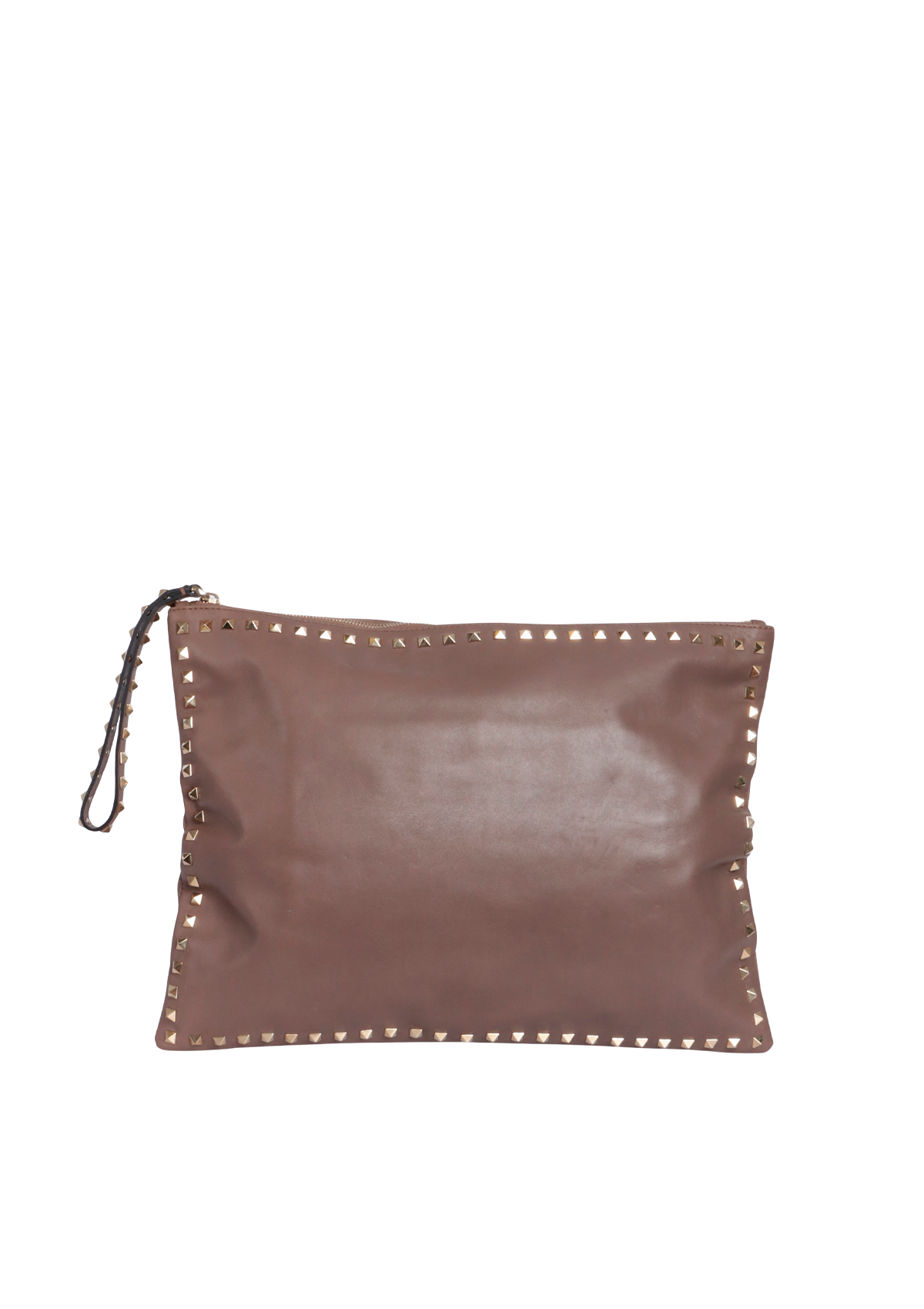 ROCKSTUD LEATHER POUCH