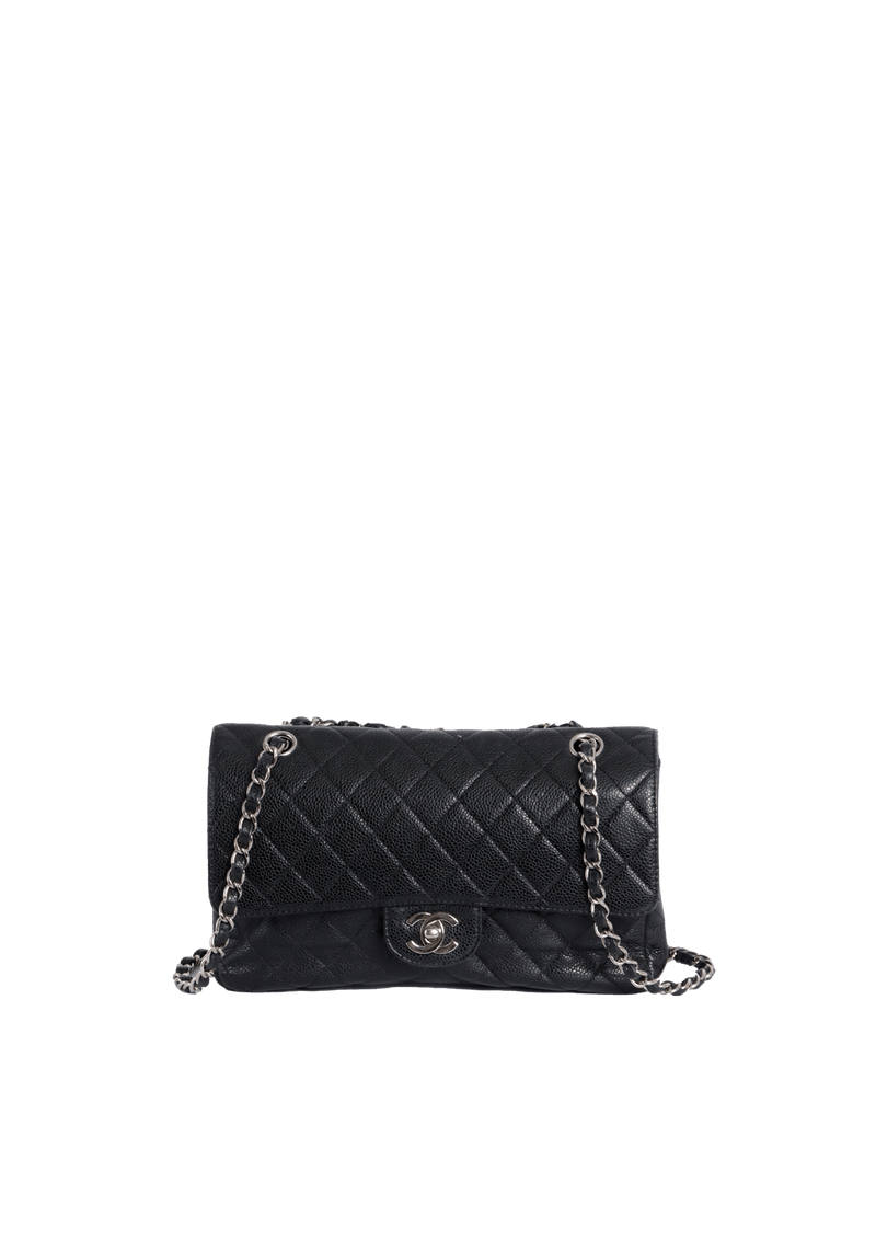 MEDIUM CLASSIC DOUBLE FLAP CAVIAR